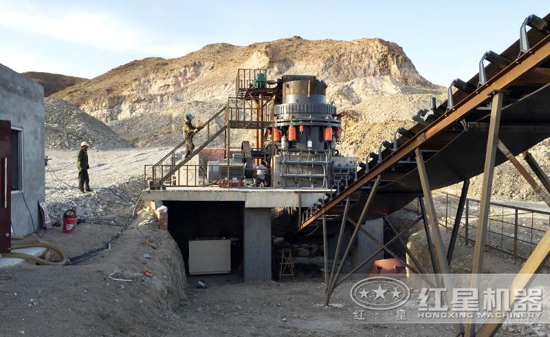 高硬度物料加工現(xiàn)場(chǎng)